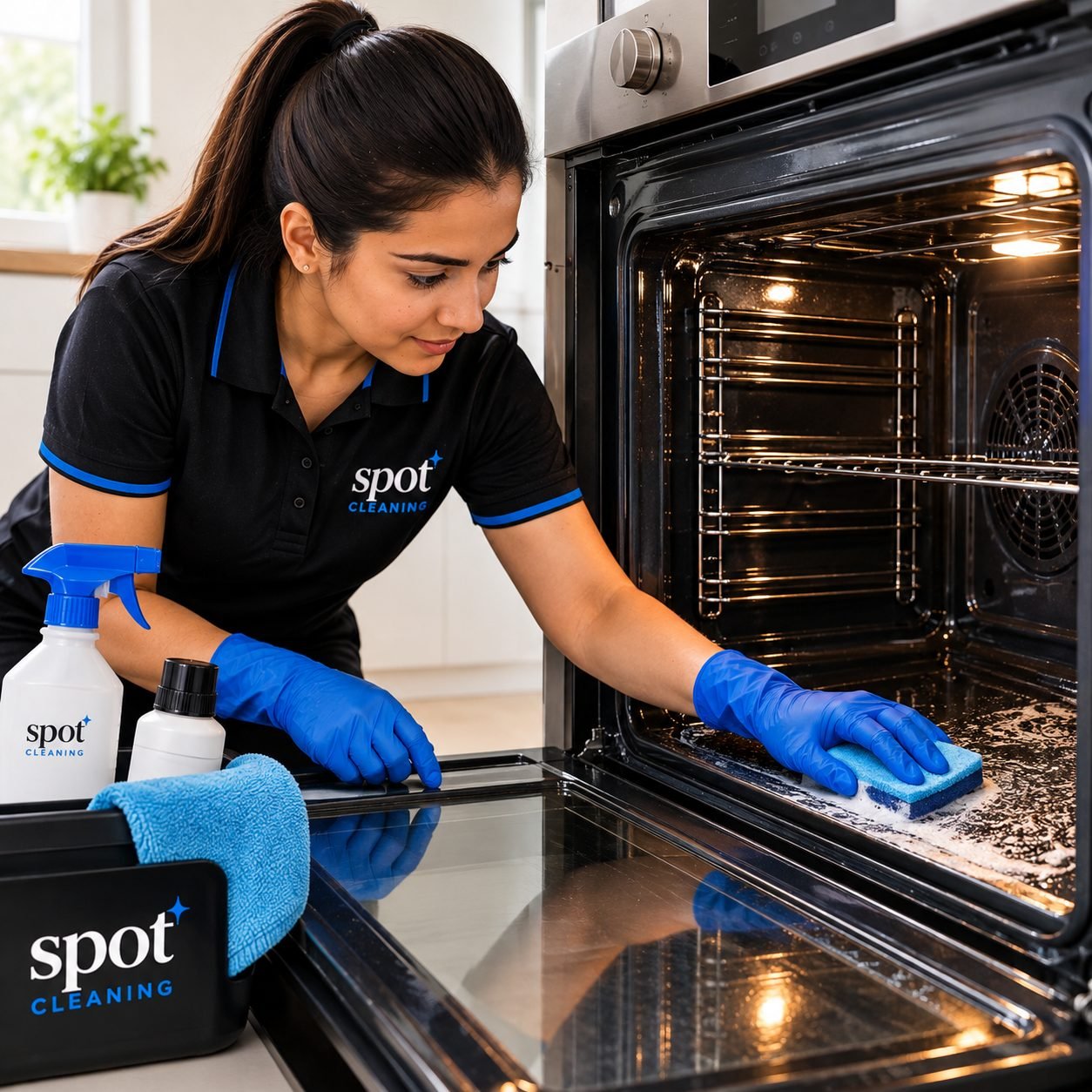 Oven inside cleaning
