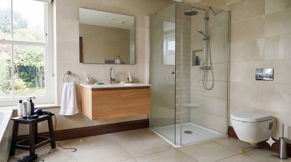 Bathroom after