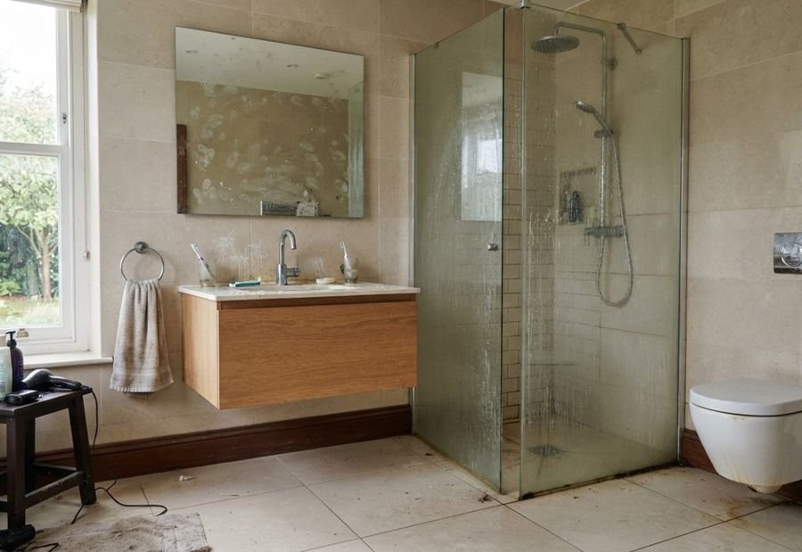 Bathroom before